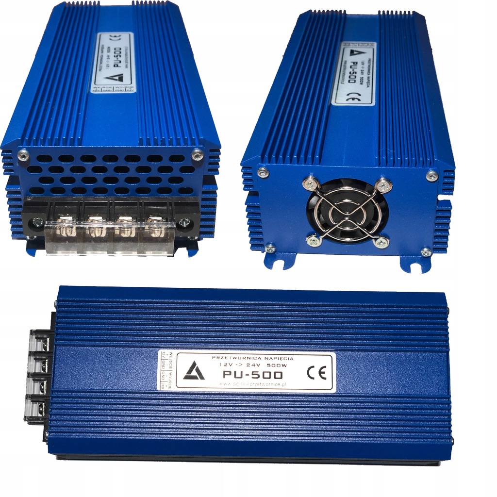 

Przetwornica Podwyższająca Napięcie 12V 24V 500W