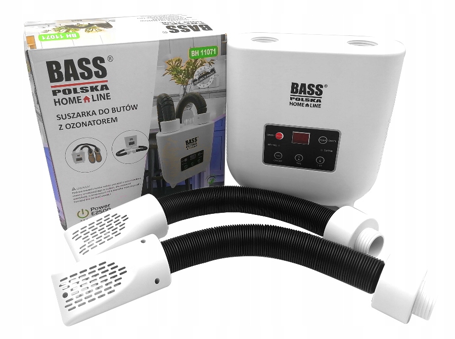 SUSZARKA DO BUTÓW OSUSZACZ DO RĘKAWIC SKARPET CZAPEK OZONATOR DEZYNFEKCJA Marka Bass