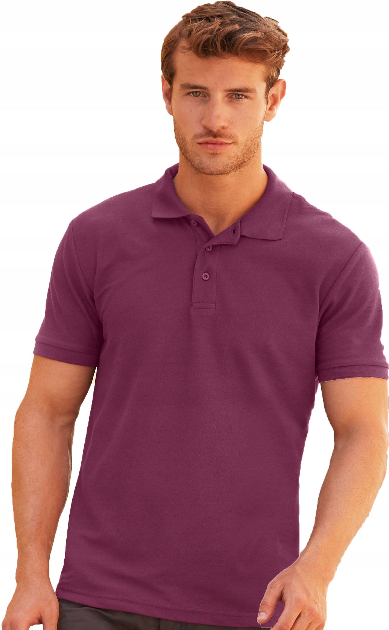 

Koszulka Polo Premium Fruit Burgundowa XL
