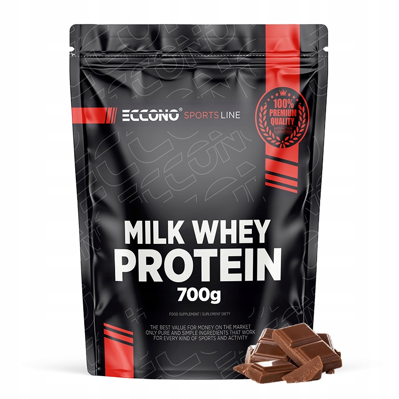 Eccono Milk Whey Protein 700 g Bílkoviny Na Noc Kasein Wpc Glycin Glutamin C