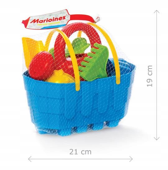 Zestaw do piasku komplet pola do piaskownicy Marka Marioinex