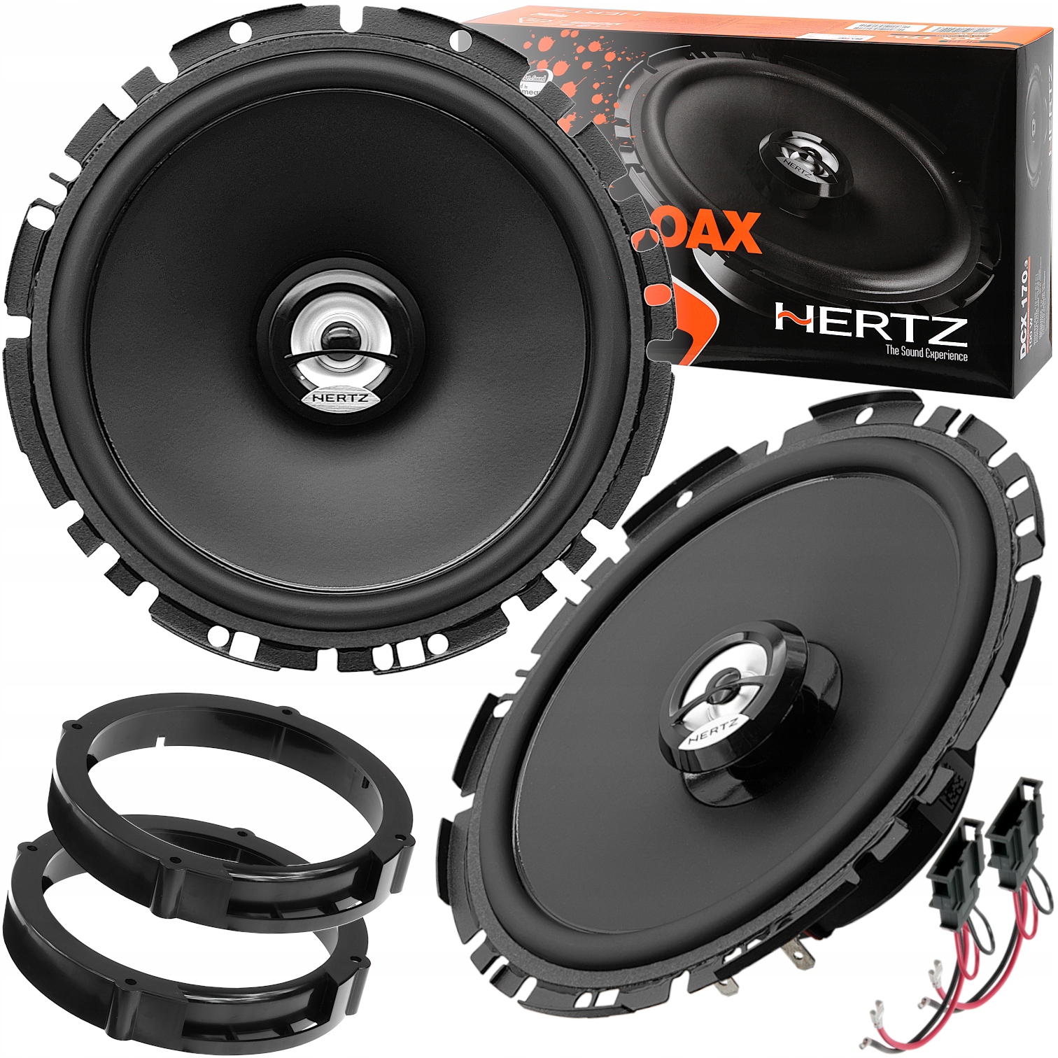 HERTZ GŁOŚNIKI SAMOCHODOWE 165MM 16,5CM DO SEAT LEON 1 TOLEDO LEON 2