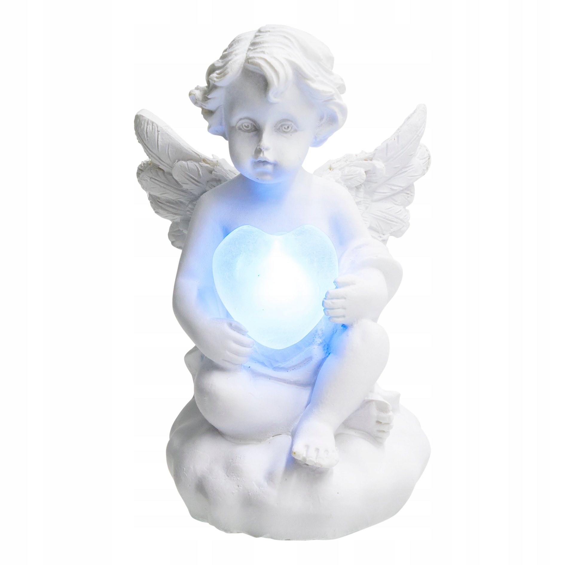 ZNICZ WKŁAD ANIOŁ ANIOŁEK MAŁY LED FIGURKA NA GRÓB