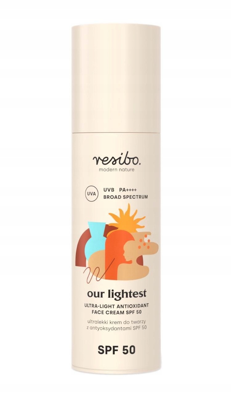 Resibo Our Lightest Ultralekki krem do twarzy z antyoksydantami Spf...