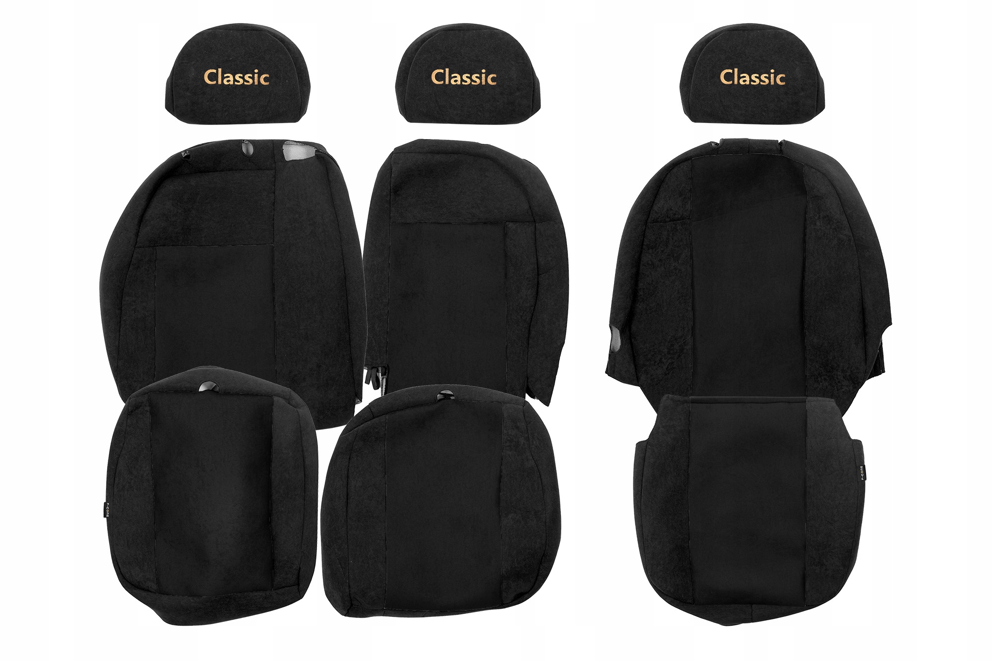 Poťahy na sedadlá Bus Van Volkswagen Crafter II 16- Man Tge 17- 1+2