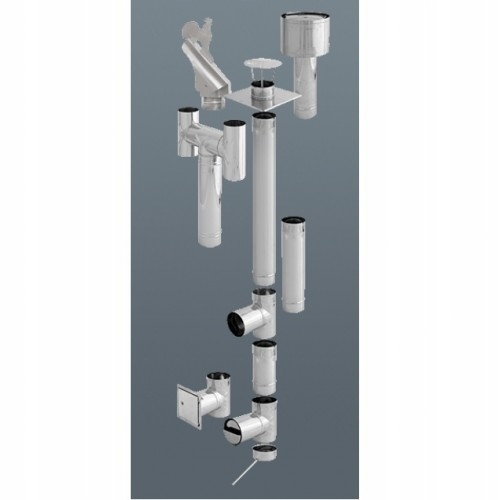 Rozeta maskująca 80 kołnierz 88 mm Spiroflex nierdzewna Marka Spiroflex