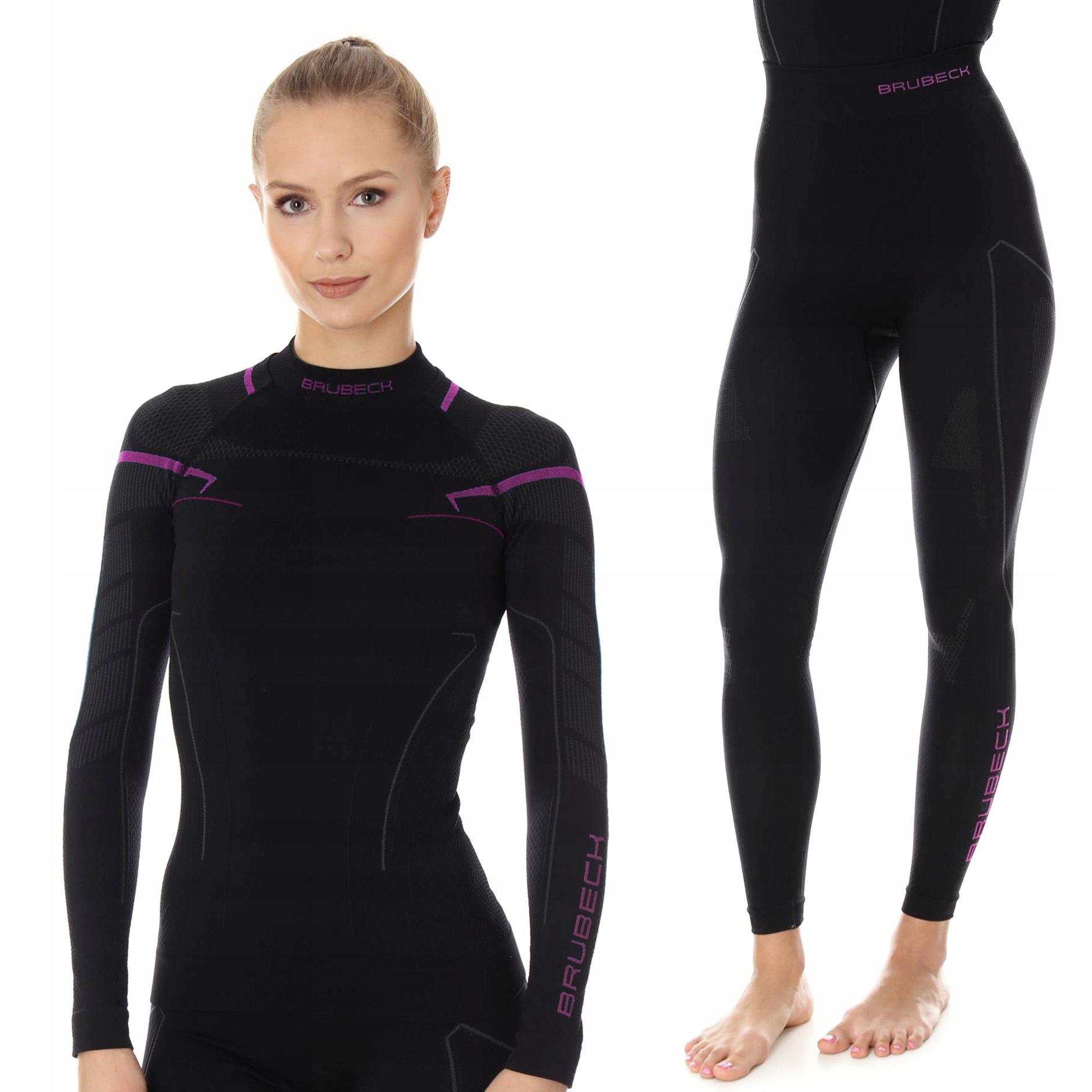 Bielizna Termoaktywna Brubeck Thermo Damska Komplet Bluza I Spodnie Xs