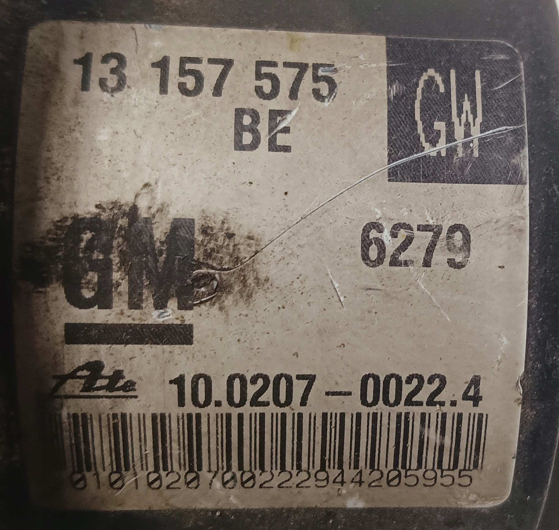 Pompa ABS OPEL ASTRA H 13157575 GW