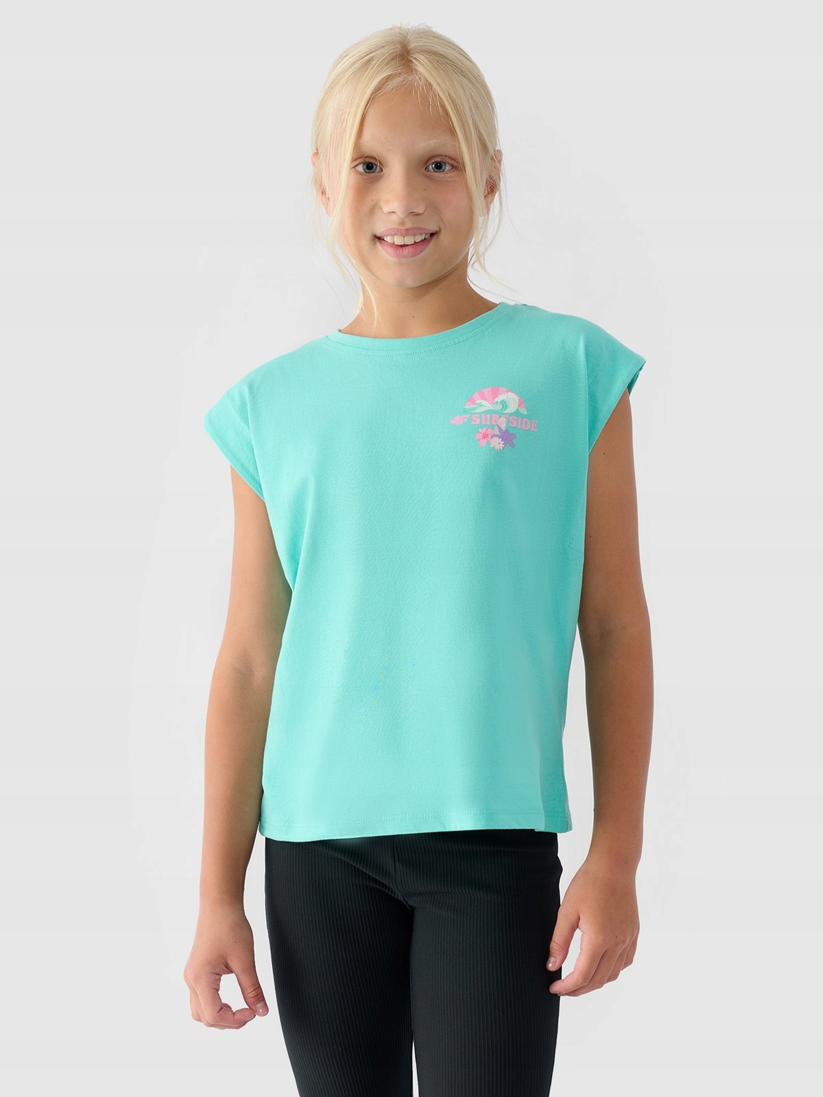 TOP DZIEWCZĘCY 4F 4FJRSS24TTSHF2052-35S-164