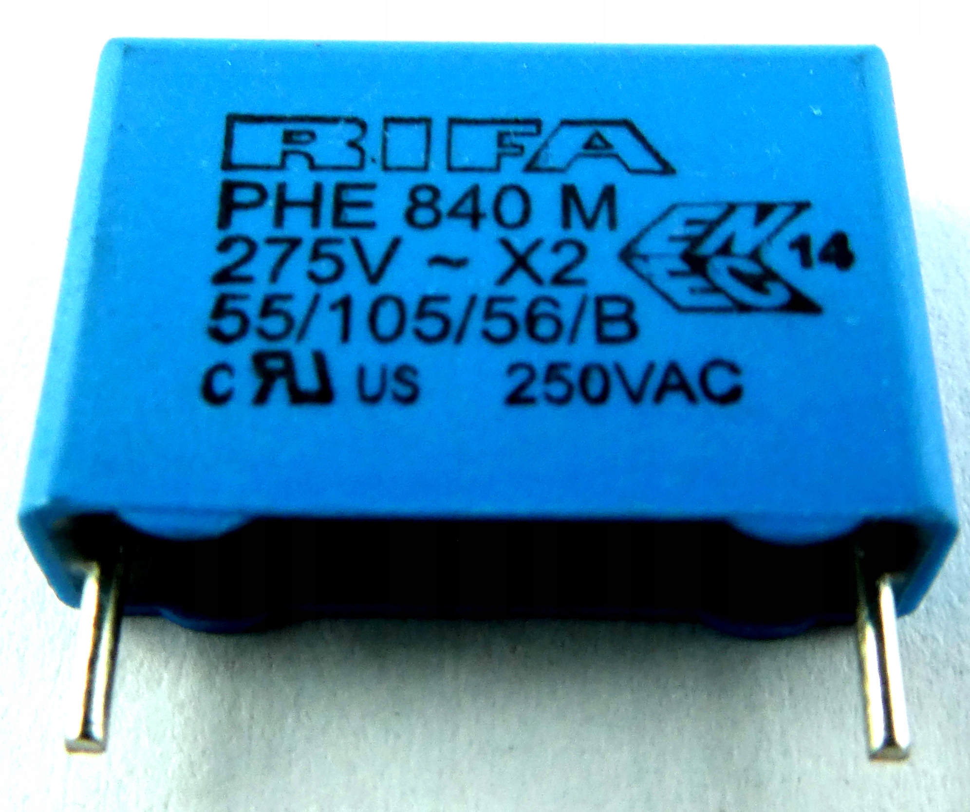 

Foliowy Rifa 100nF 0,1uf 20% 275Vac 20szt