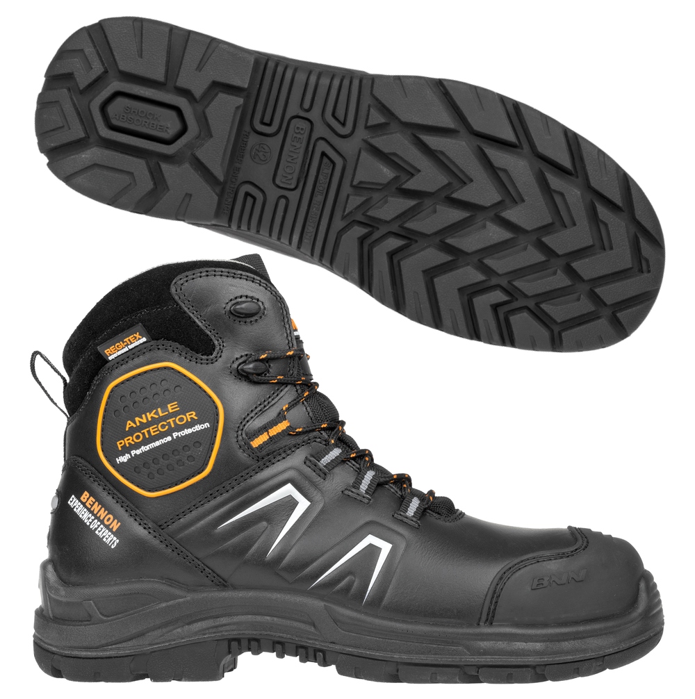 Trzewiki Buty Robocze Z Noskiem Mocne Skórzane Durator Xtr S3 Nm High 41