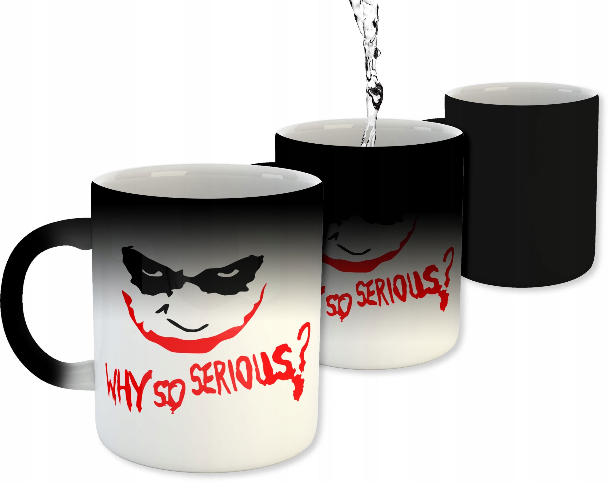 

Magiczny kubek czarny Joker