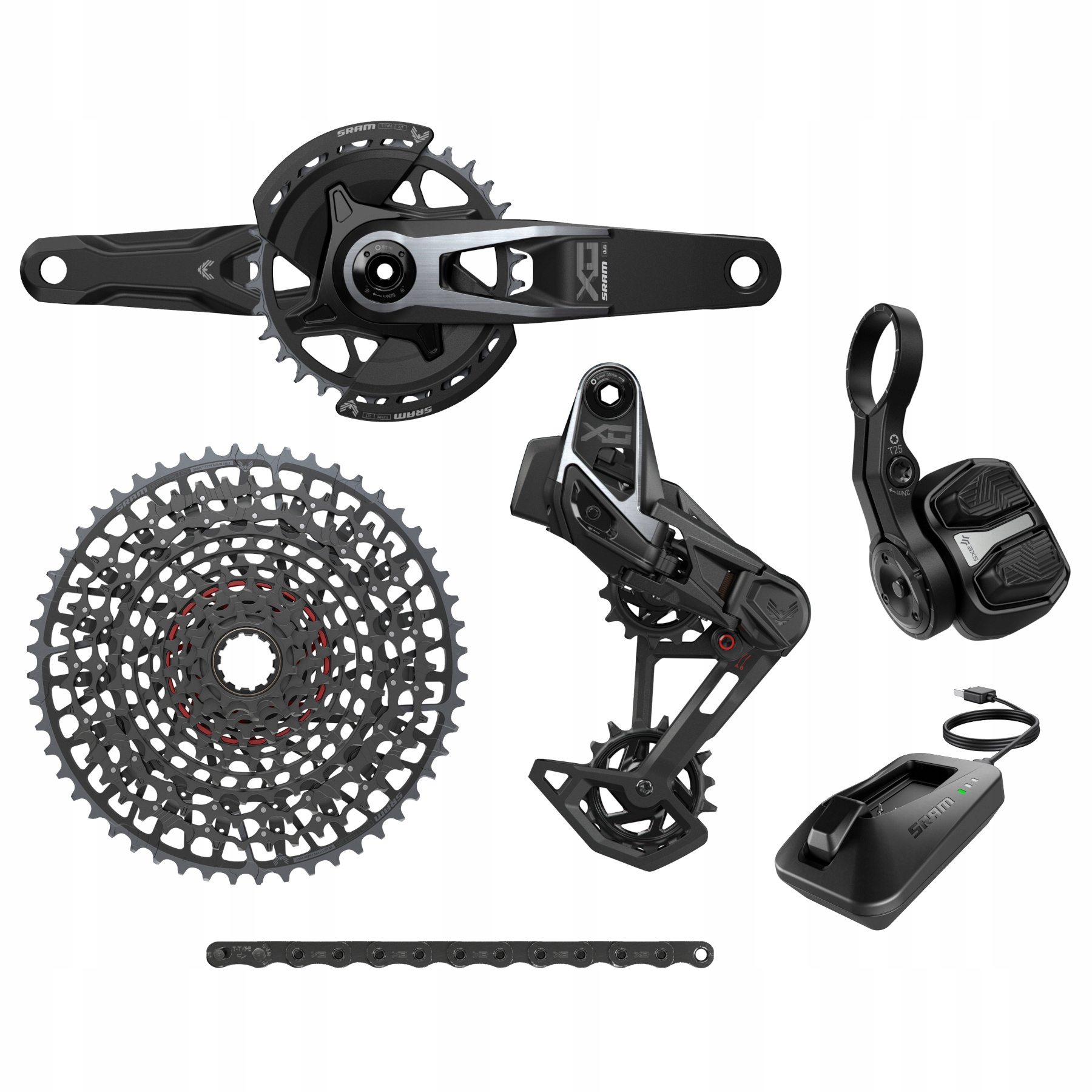 Sram 00.7918.168.005 Gs X0 Eagle V2 Transmission Axs 165ttype