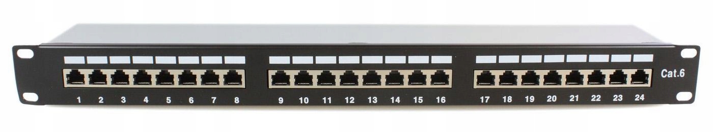 MicroConnect 19" Ftp. 6 patch panelů