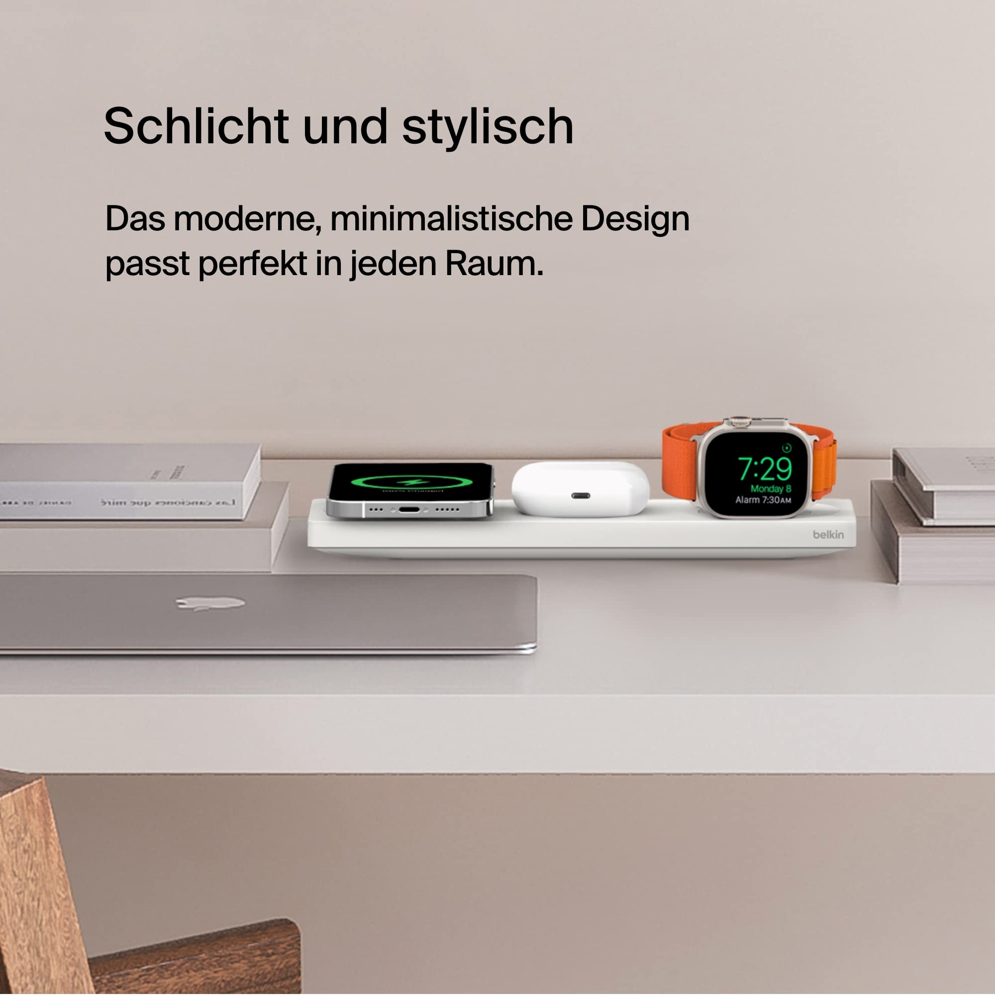 BELKIN MagSafe Ładowarka 3w1 Bezprzewodowa iPhone Apple Watch AirPods — miniatura 6