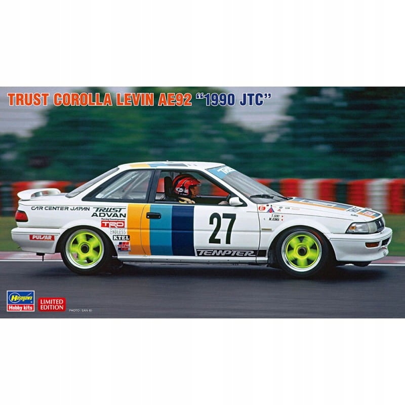 Plastová sada Hasegawa 20564 Trust Corolla Levin AE92 Car 1/24 Nové
