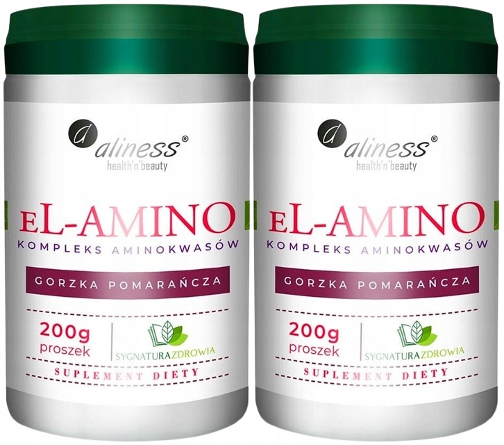 Aliness eL-AMINO Komplex aminokyselin pomeranč 400 g Fyzická námaha