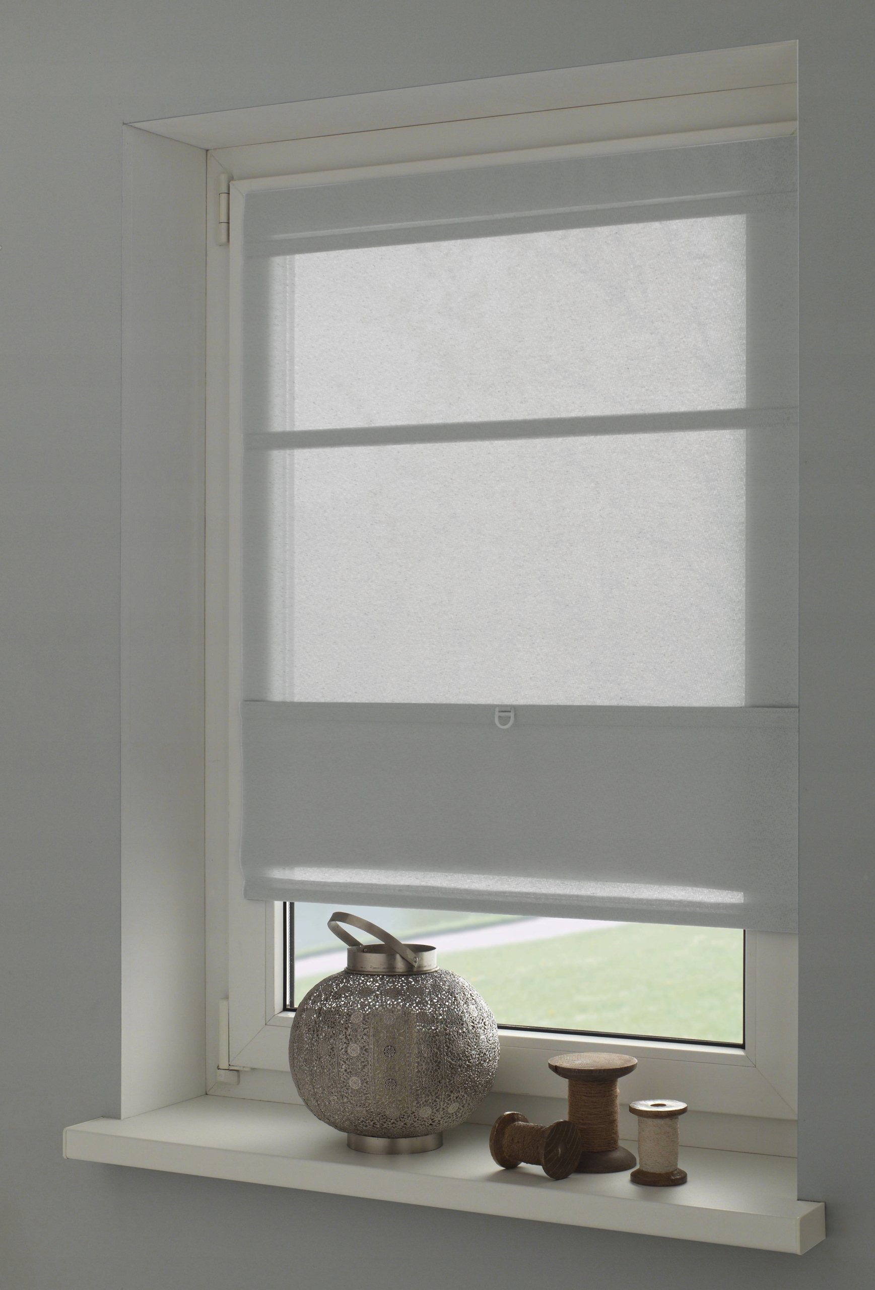 Roleta Rzymska magnetyczna szara 80 x 140cm