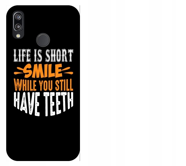 

Etui pokrowiec Huawei P20 Lite Life is short