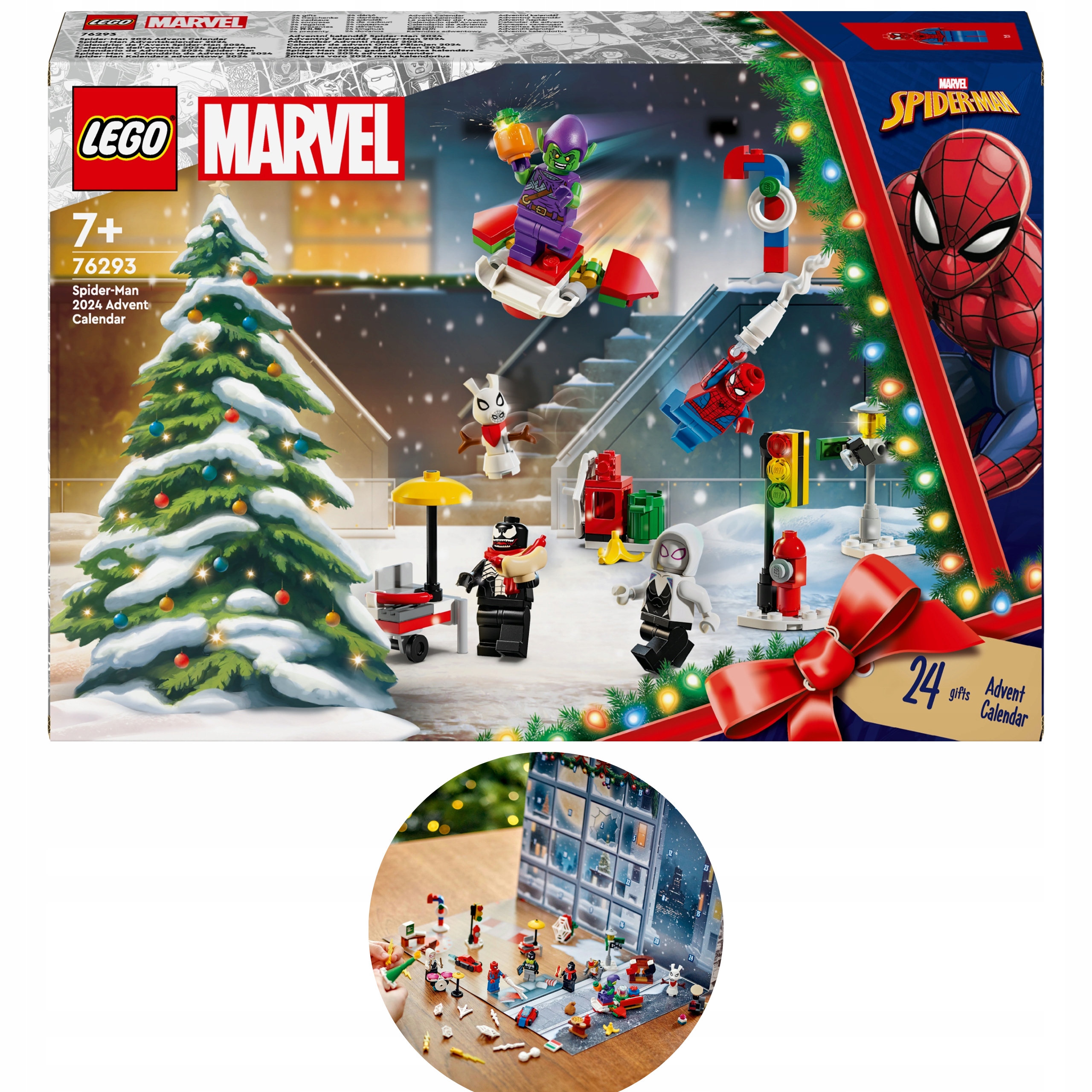 Kalendarz Adwentowy Lego Marvel Spider-man 2025 Rok 76293 Na Święta