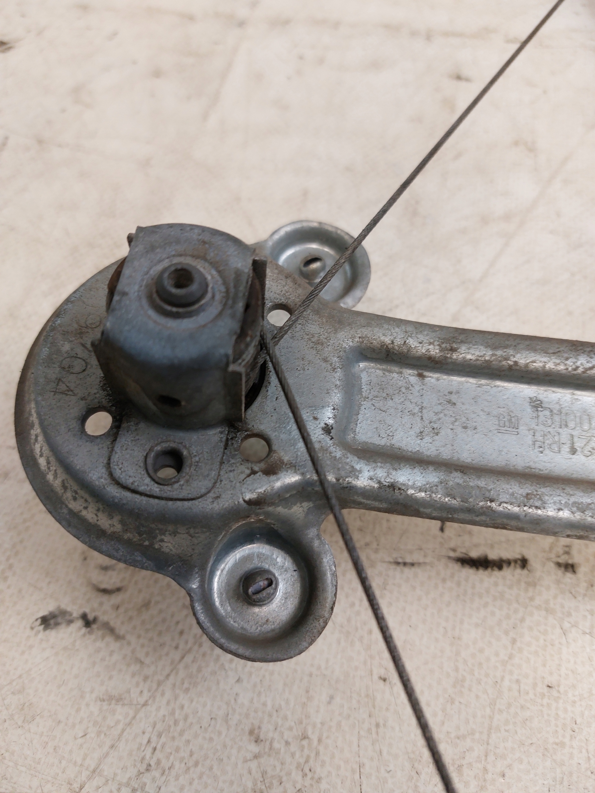 mechanism lifting windows right rear part OPEL ASTRA H manual