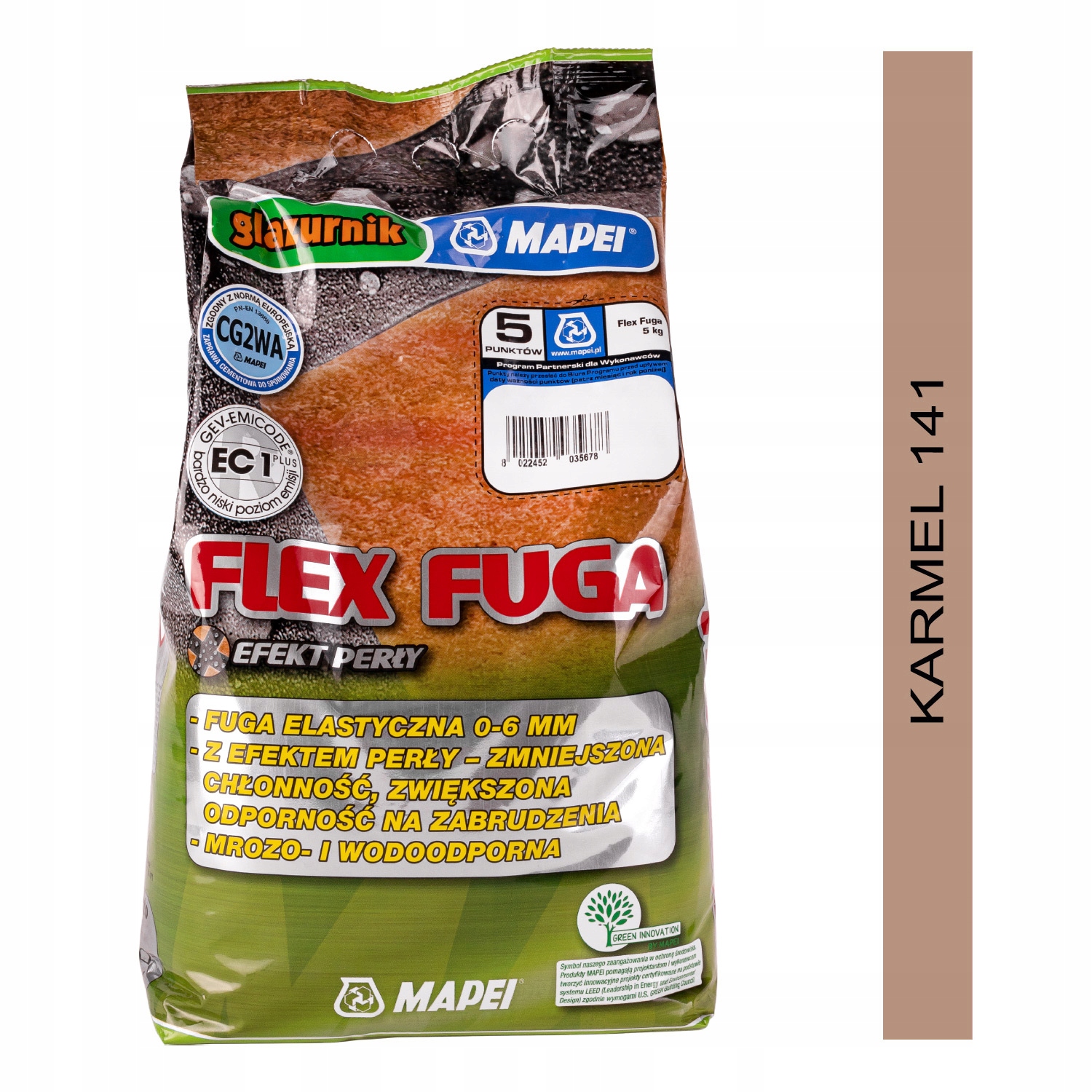 

Glazurnik Mapei Flex Fuga 5 kg karmel (141)