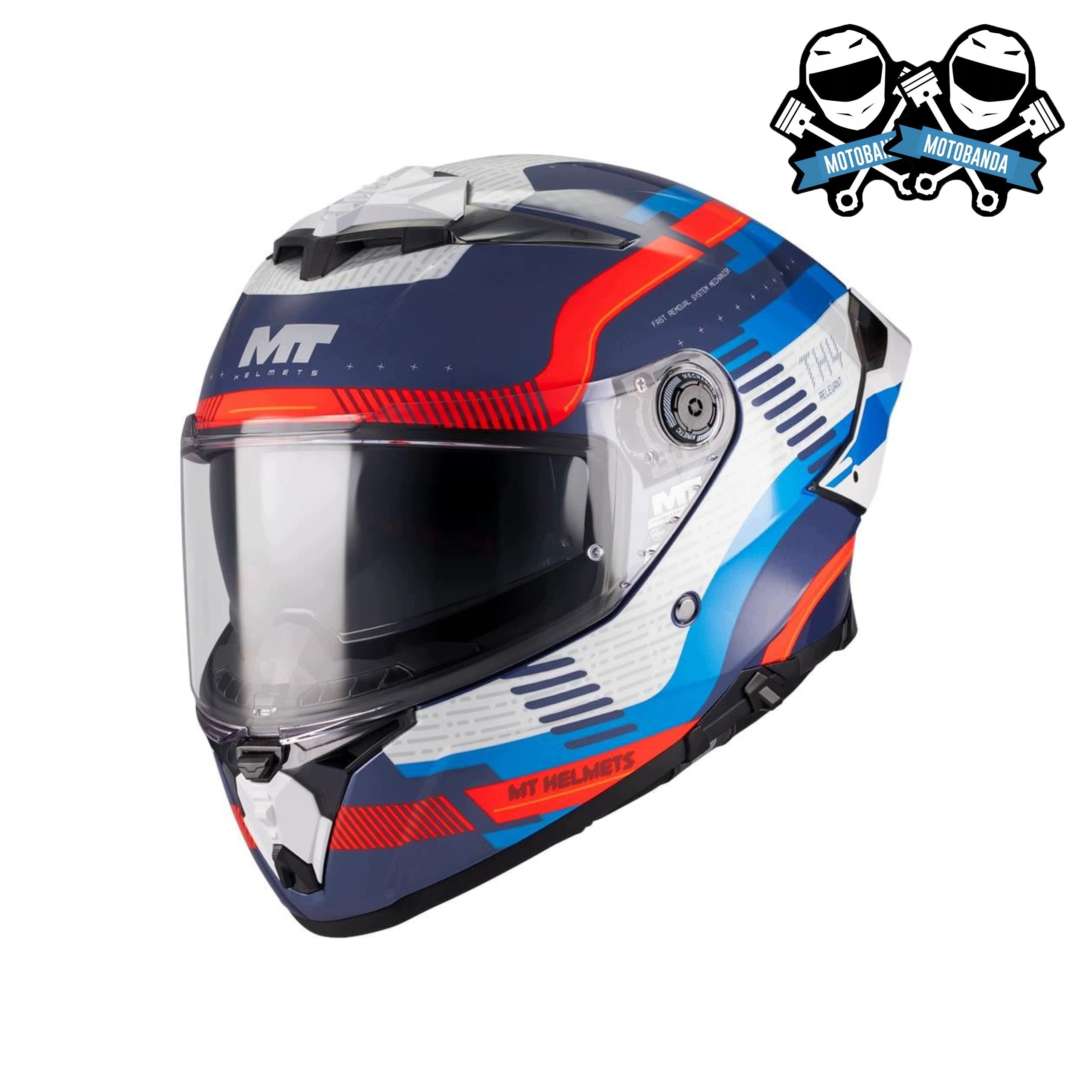 Kask Motocyklowy Mt Thunder 4 R Sv Z Blendą Pinlockiem Spoiler