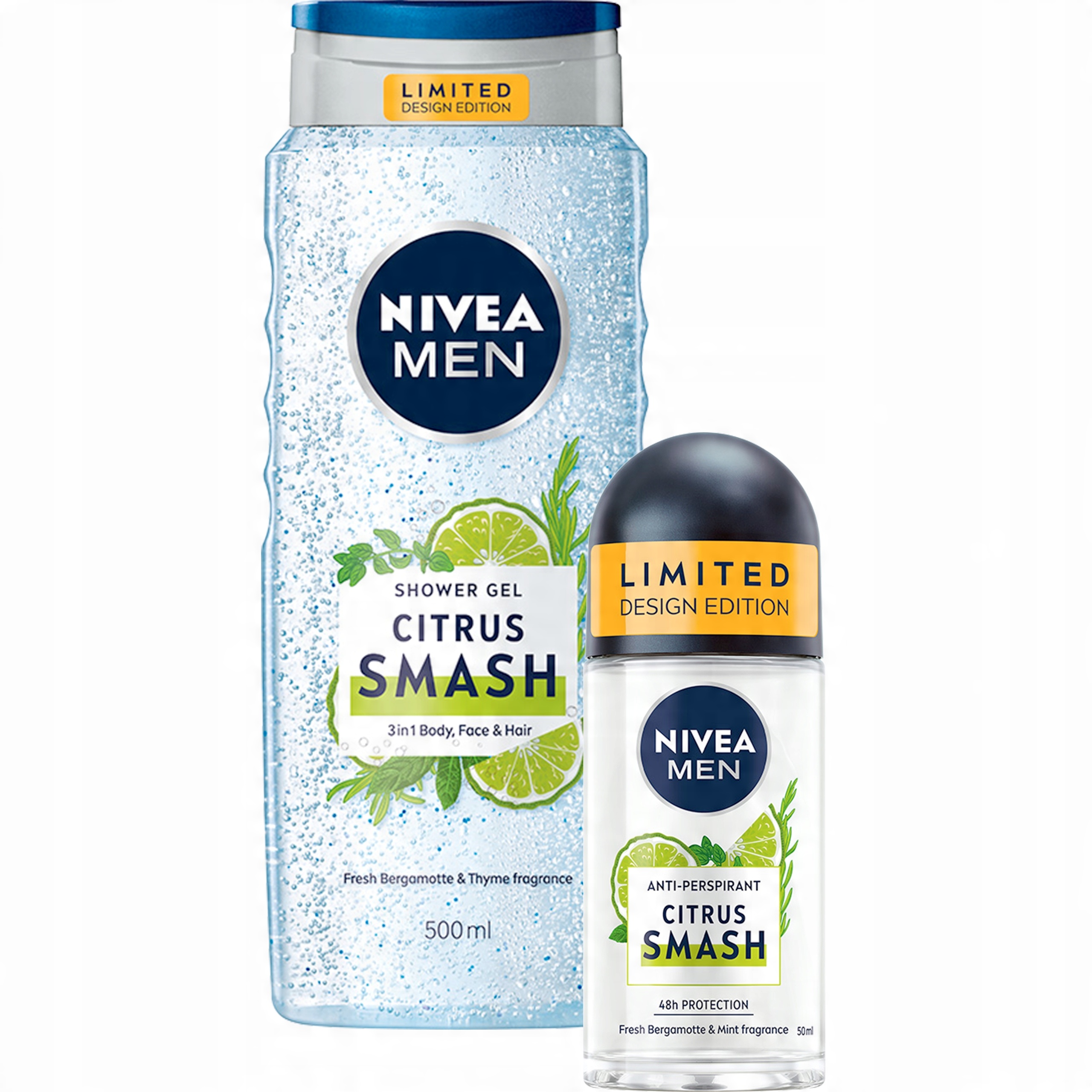 

Nivea Men Citrus Smash Żel pod prysznic, roll-on