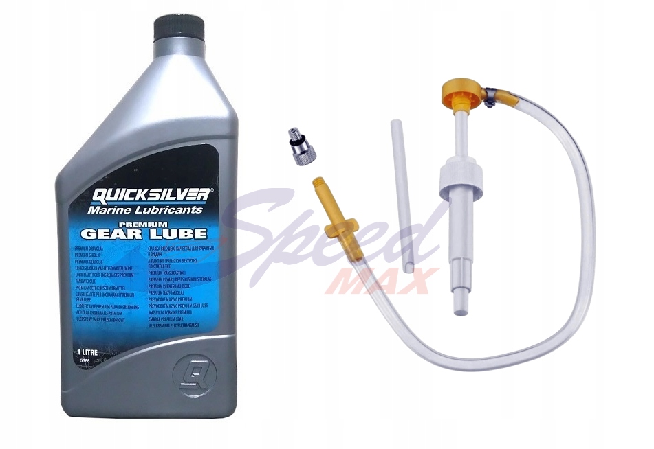 Zestaw olej przekładniowy Quicksilver Gear Lube Premium 1 L pompka