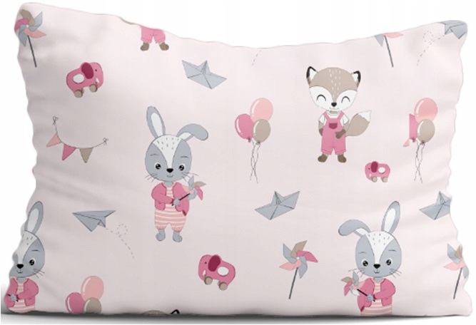 POSZEWKA NA PODUSZKĘ 40x60 cm BAWEŁNA 100% JASIEK ZAMEK BABYMAM