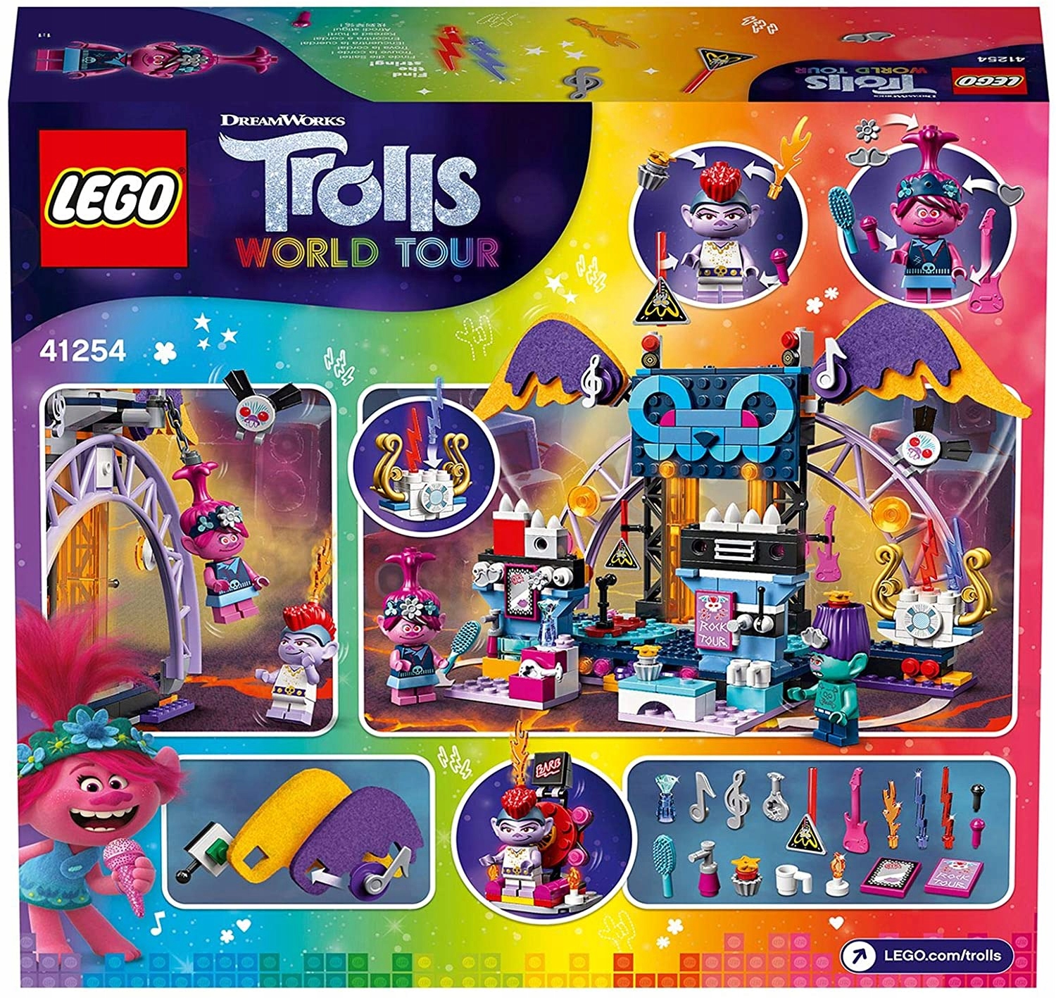 LEGO TROLLS 41254 KONCERT W VOLCANO ROCK CITY Marka LEGO