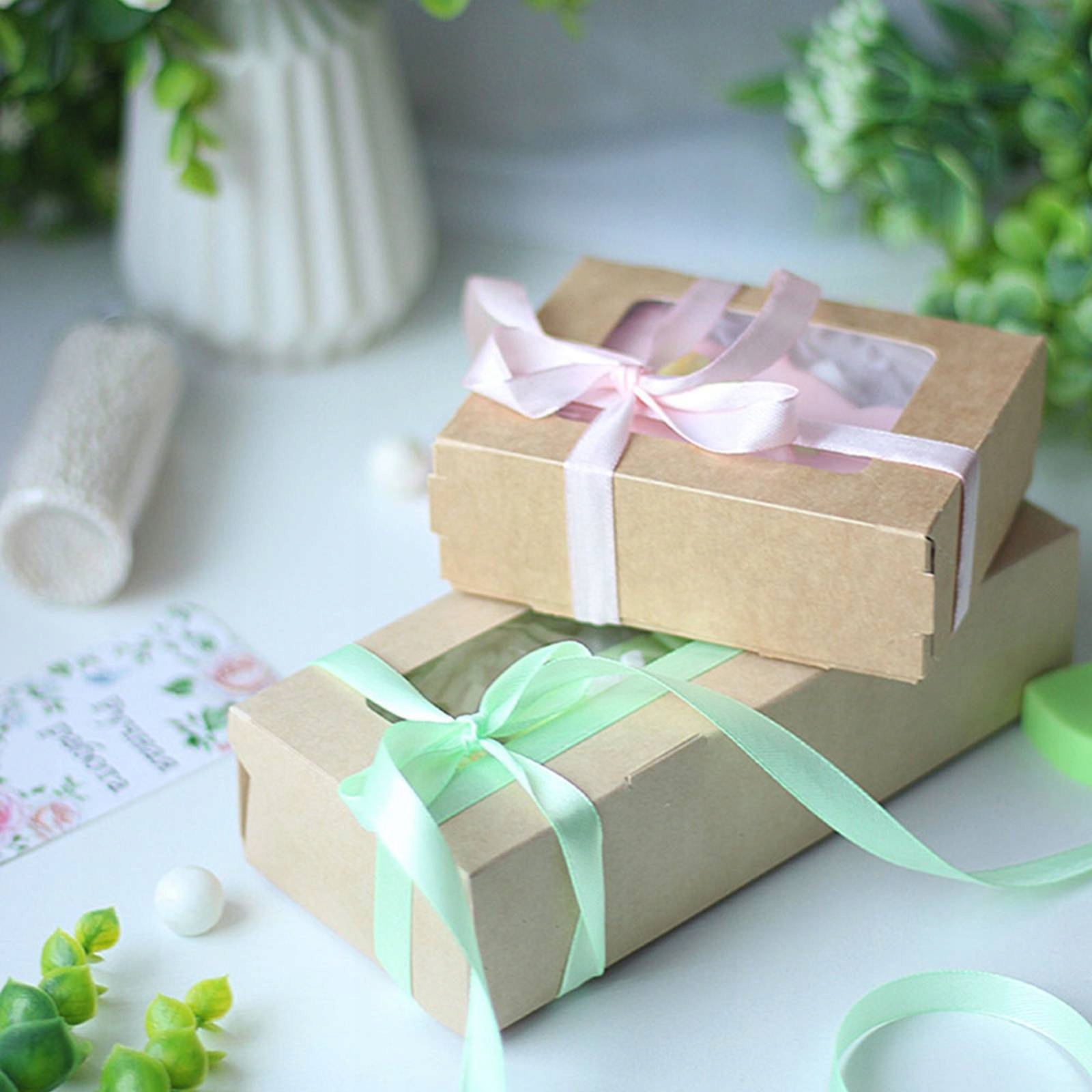 Wstążka satynowa do pakowania 32 m niebieska Marka bez marki