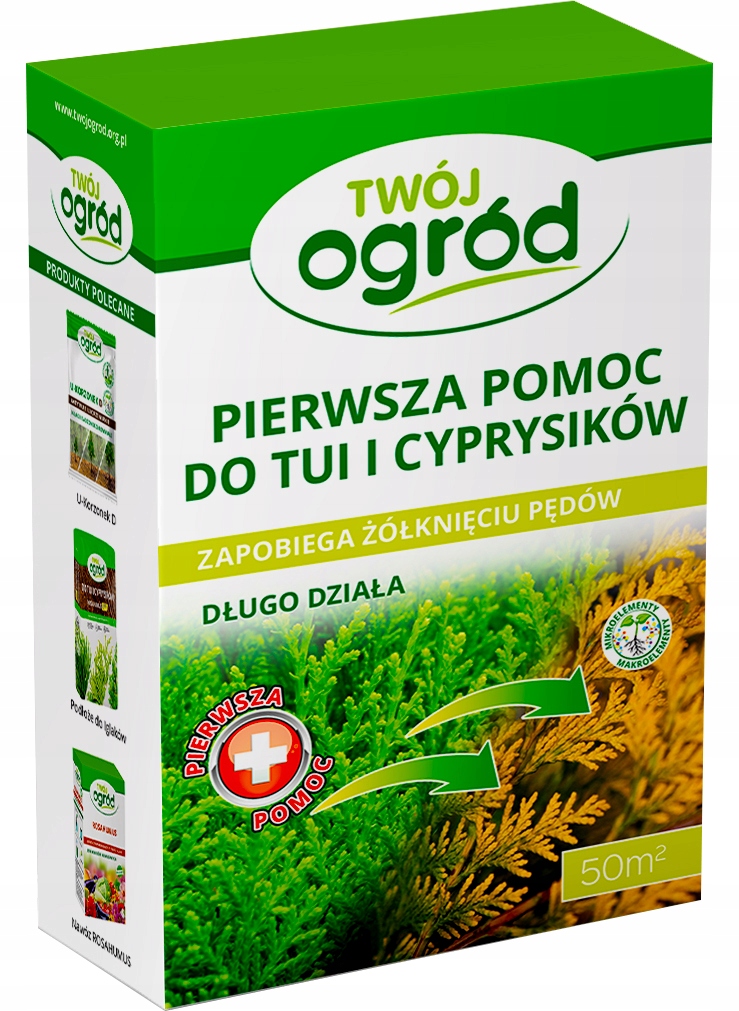 

Nawóz Do Tui Cyprysików 1KG Na Żółte Pędy Mikroel.