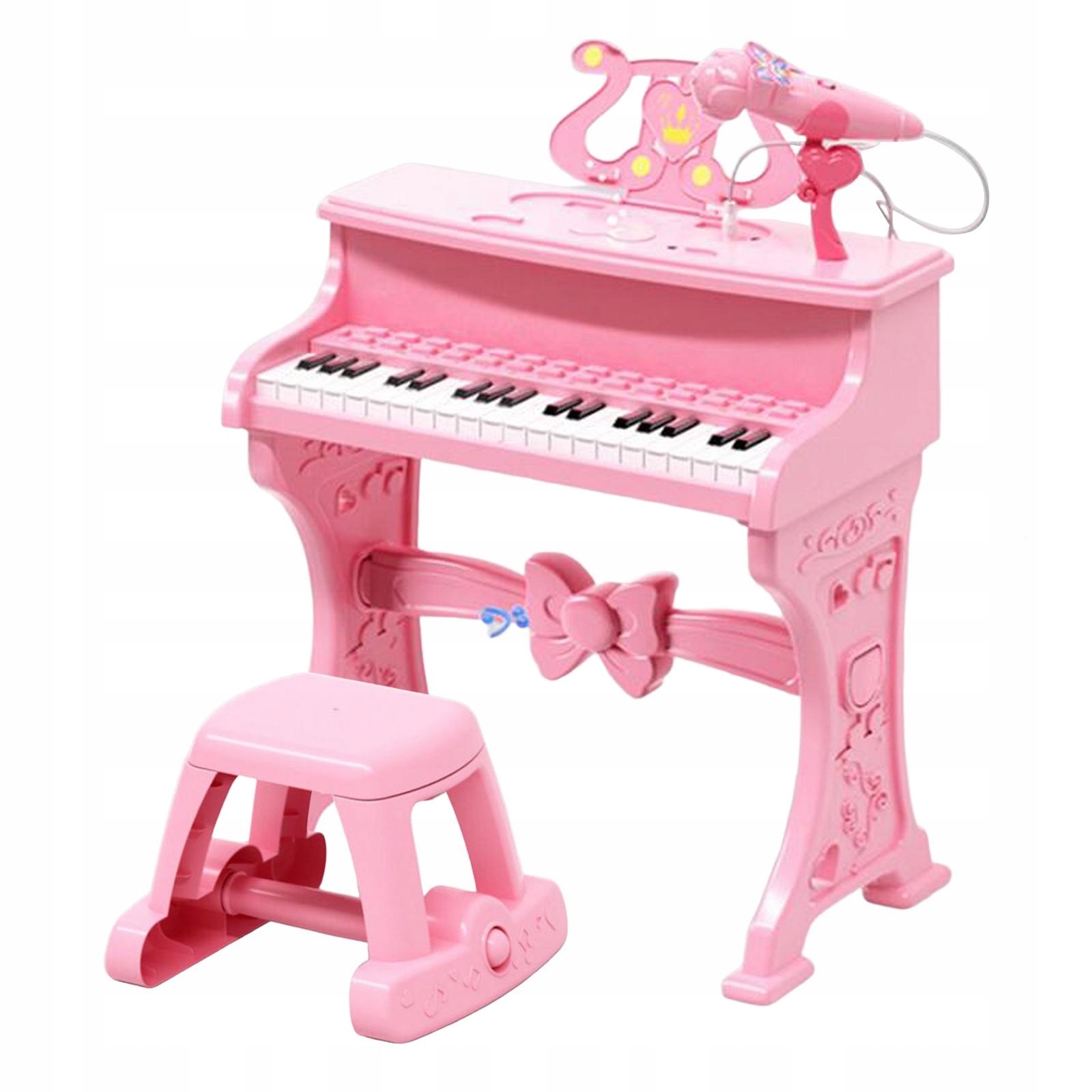 Růžové piano My Piano, multifunkční hudební hračka