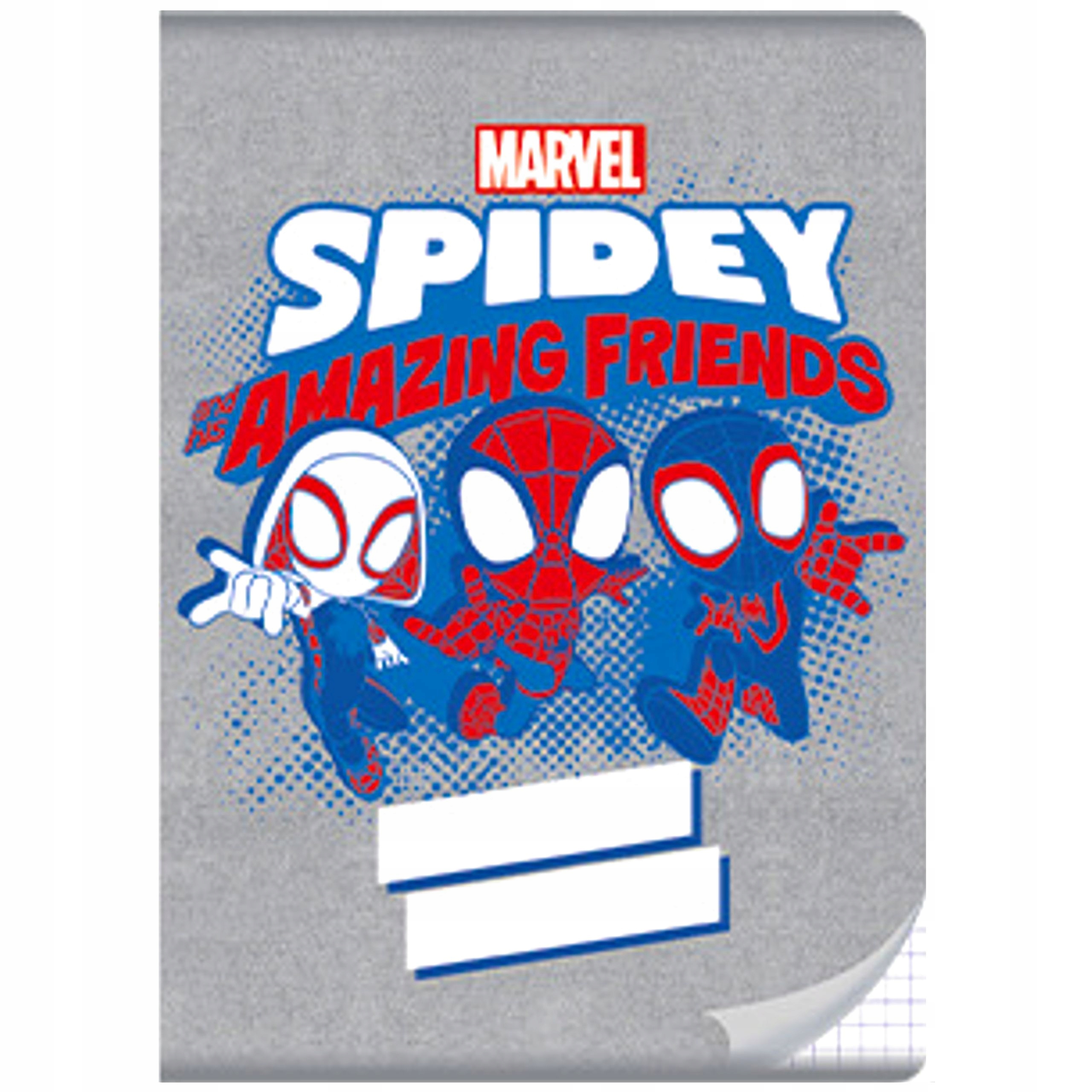 ZESZYT A5/16 KARTEK KRATKA SPIDER-MAN CHŁOPIEC
