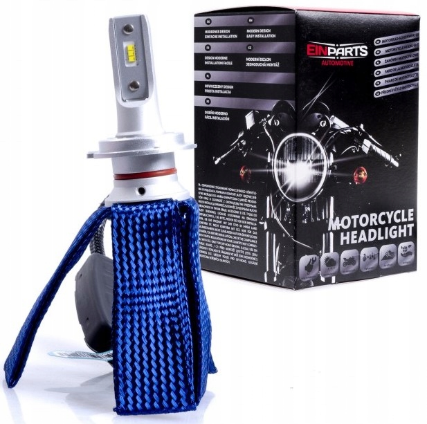 H7 LED 6000K EINPARTS ZAROWKA MALA SKUTER MOTOCYKL