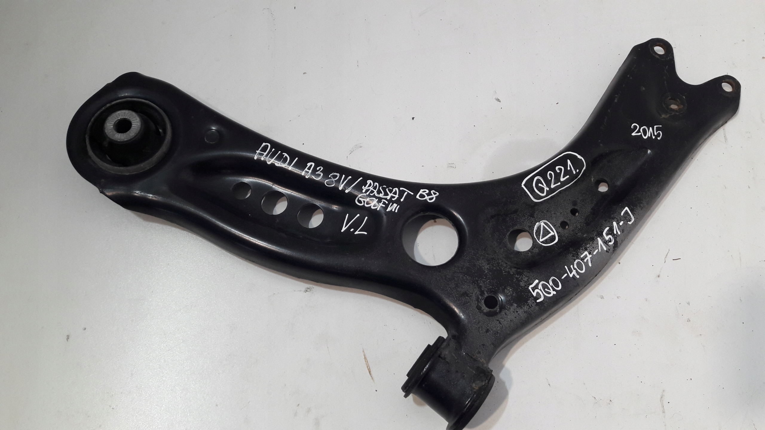 VW GOLF VII AUDI A3 2015 arm left front 5Q0407151J
