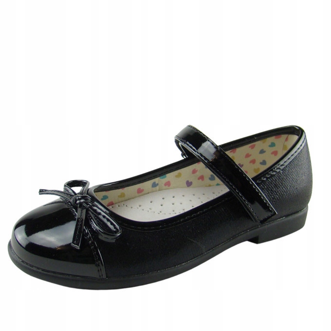 

Balerinki dziewczęce Wojtyłko 23723C wkł.skóra 30