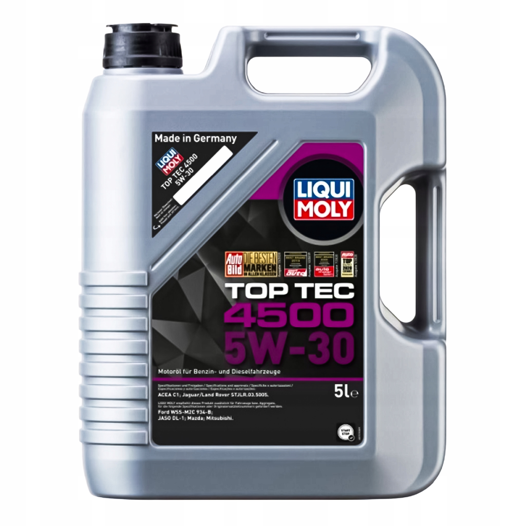 Olej Liqui Moly 5W30 5L Top Tec 4500 C1 WSS-M2C 934-B STJLR.03.5005/