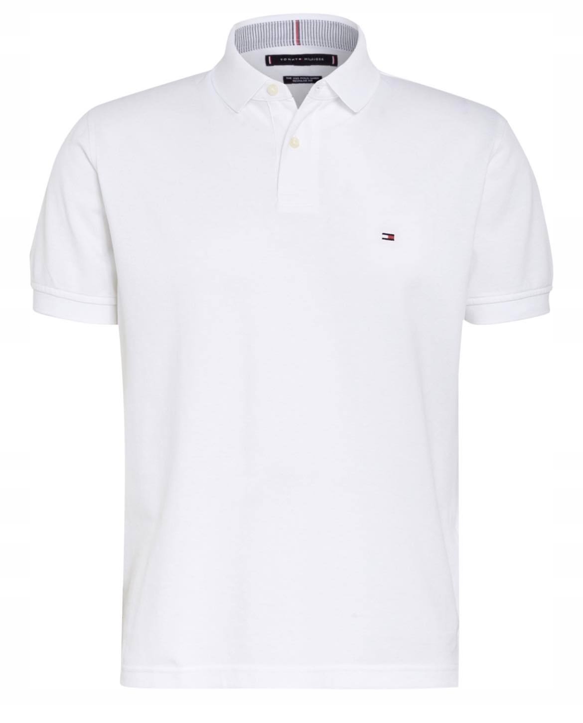 

Tommy Hilfiger koszulka polo męska biały r.L