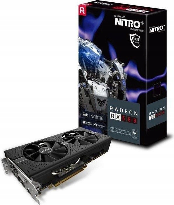 Karta graficzna SAPPHIRE Radeon RX 580 Nitro+ 8 GB *Gw6msc**