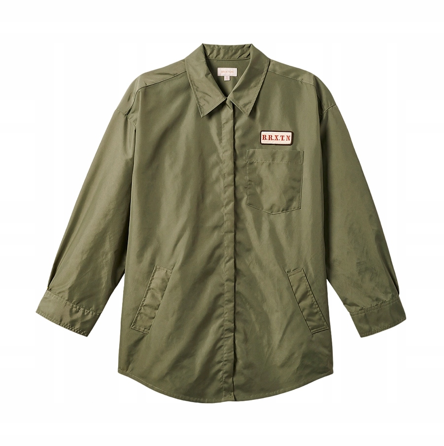 Dámská přechodná košilová bunda Brixton khaki vel. S