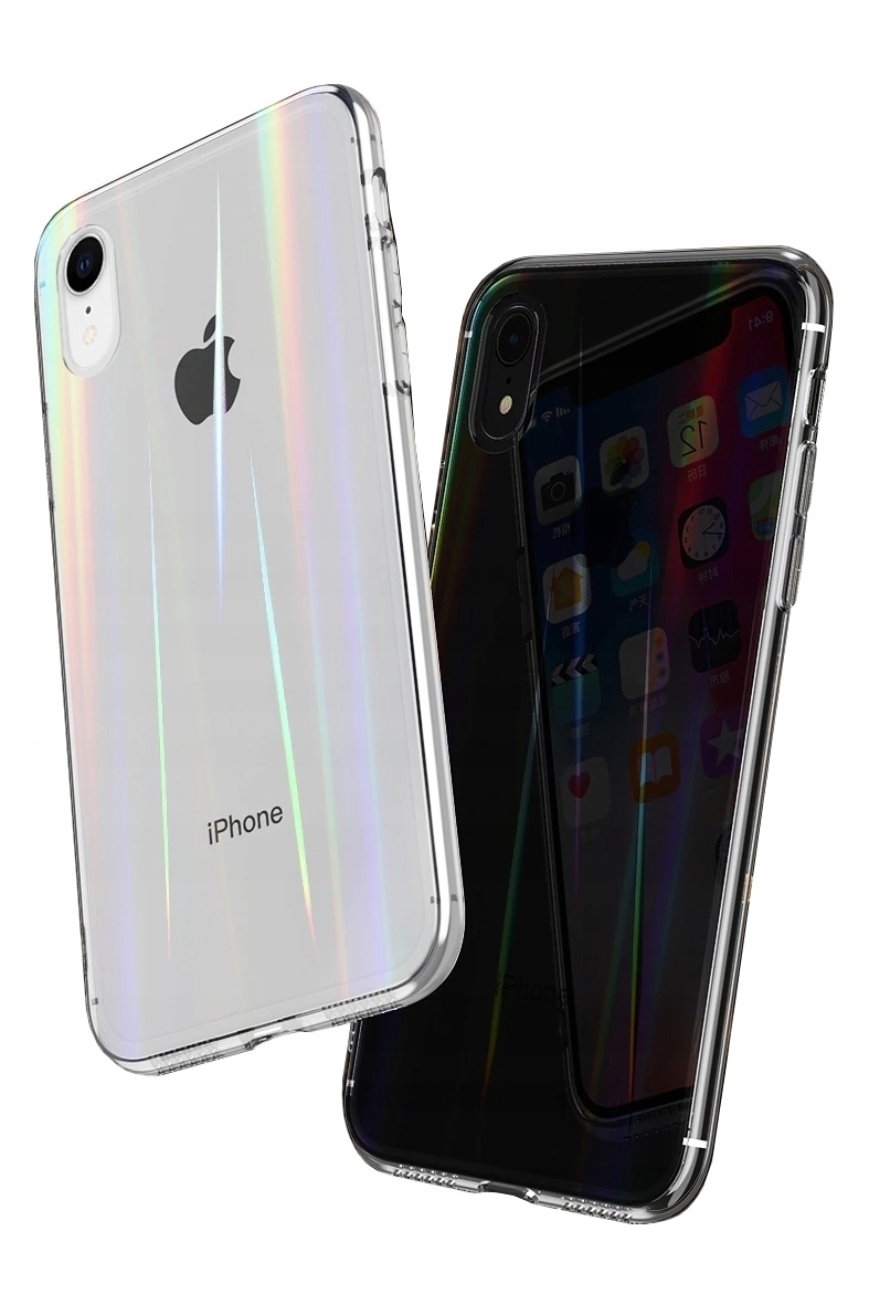 

Etui Clear Acryl Do Iphone Xr Laser Case+szkło