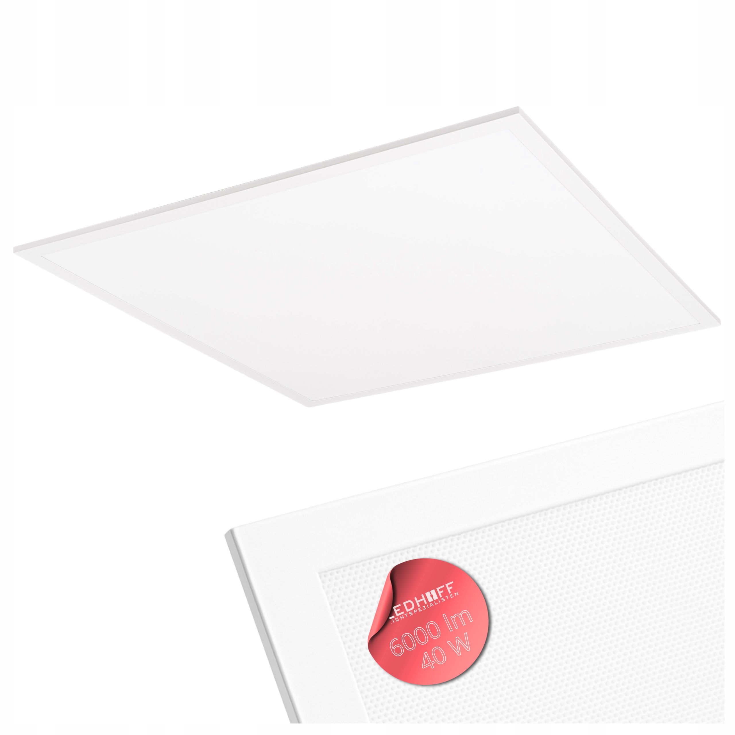 Led stropní panel 60x60 Podomítková lampa Bílá Barva Neutrální 6000lm