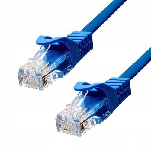 ProXtend Kabel Ethernet CAT5e U/UTP CU PVC Niebieski 3m, 5UTP-03BL