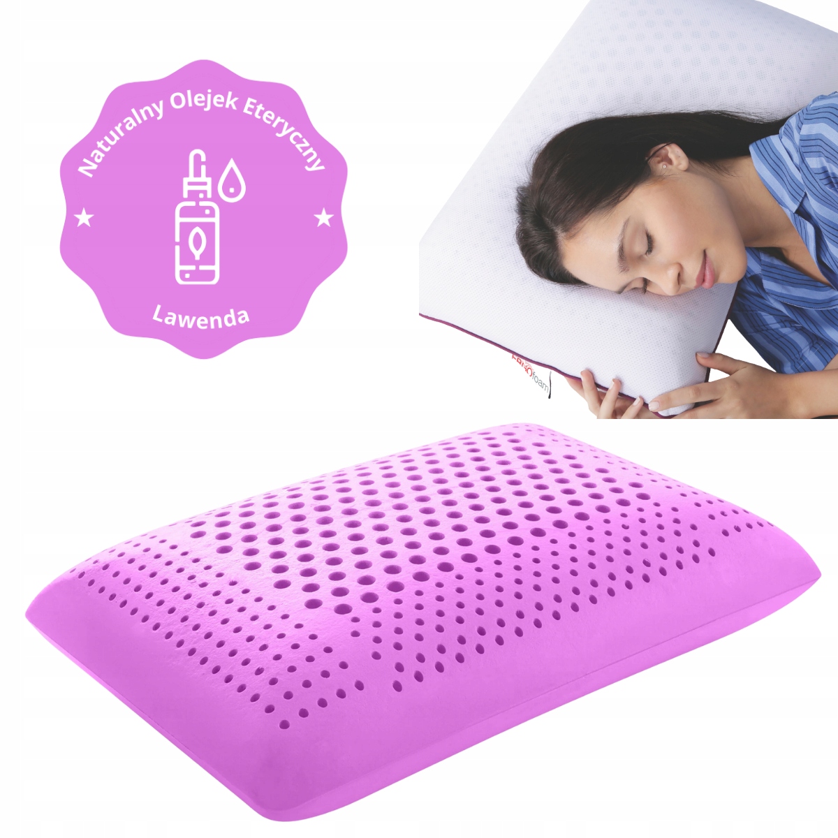 Poduszka do Aromaterapii z naturalnym olejkiem eterycznym Lawenda