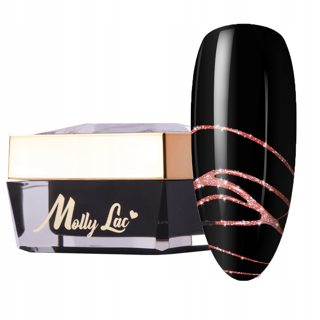 

Żel Do Paznokci Zdobień Flashing Spider Gel Brokat