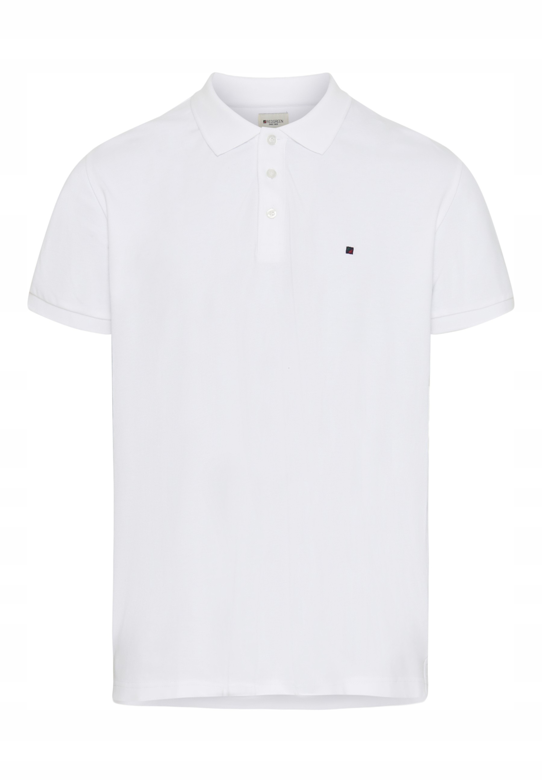 Redgreen Polokošile Velké Velikosti Bílá 4XL