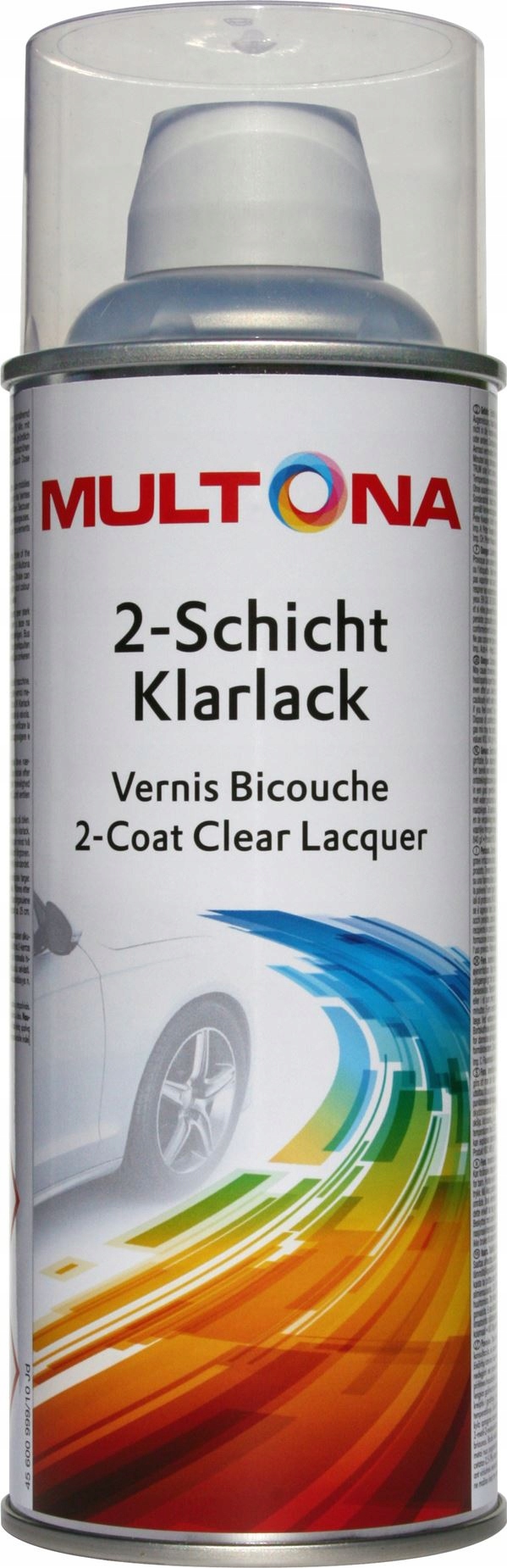Lakier Samochodowy Bezbarwny Multona Wysoki Połysk 400 ml