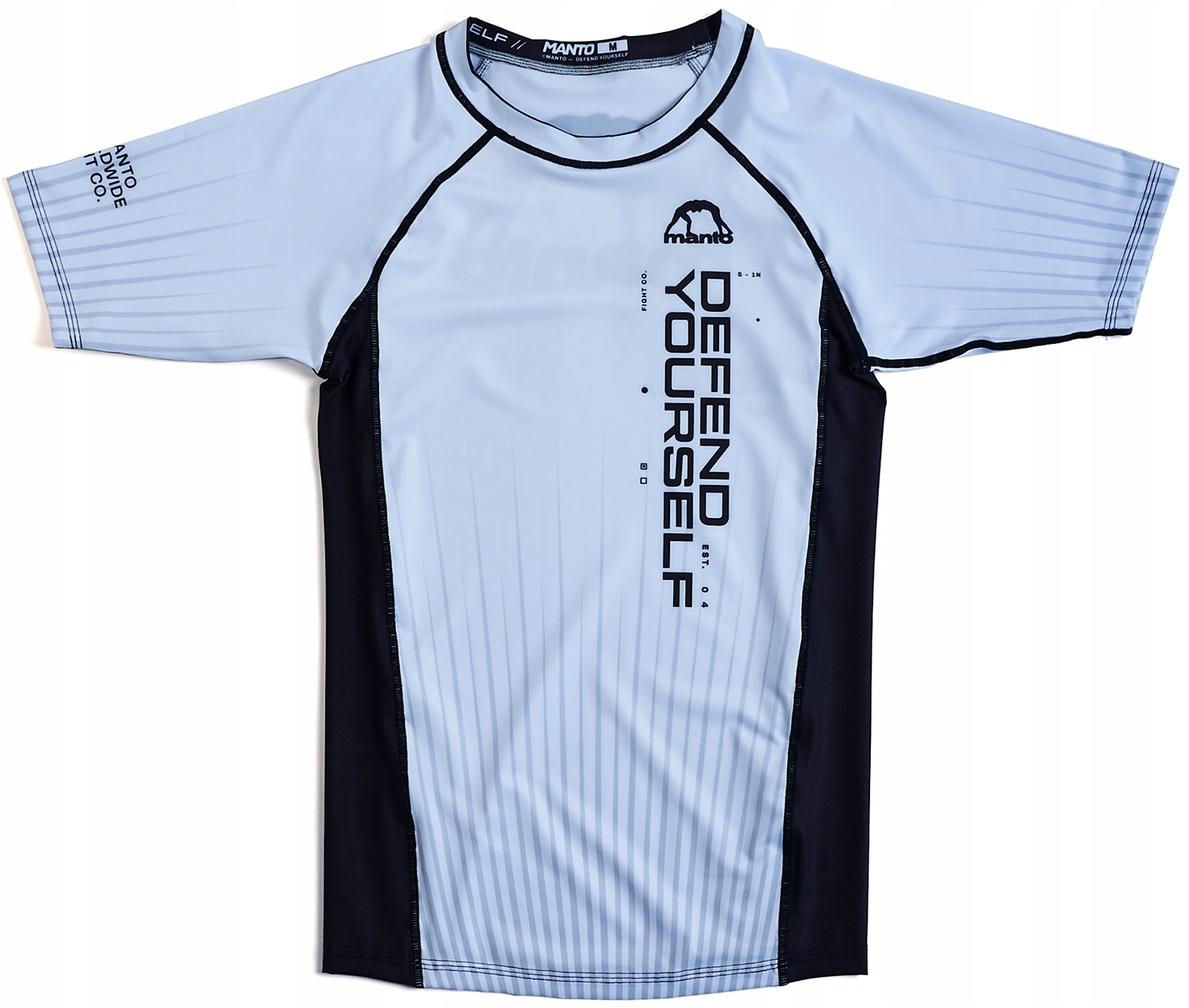 Manto Rashguard krótki rękaw Ranked biały S